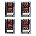 4 Sets Digital Tube Display Module with Pin Header, LED 4 Digit 7 Segment 0.36in TM1637 Drive Chip Digital Tube Display Module(Red MRA110B)