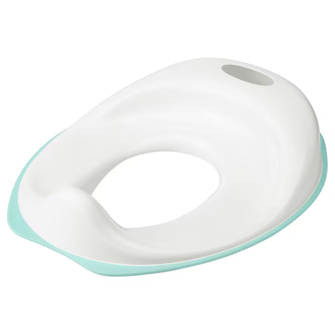 IKEA TOSSIG Toilet seat, white/turquoise-picture-17