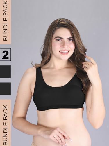 Image of Venus Wire Free Slip on Moulded Sports Bra with Adjustable Strap