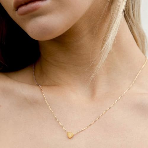 Initial Necklace for Women Letter Necklaces for Girls Dainty Gold Heart Pendant for Little Girls Birthday Gifts for Teens4