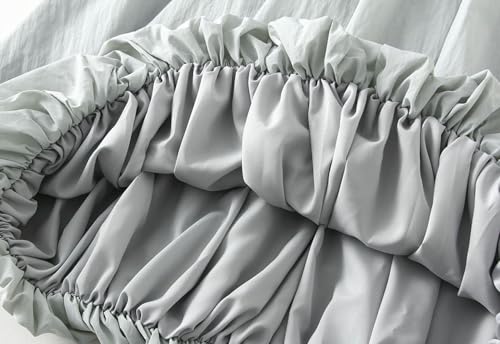 Womens Casual Lantern Skirts Elastic Waist Bubble Pompom Skirt Pleated A-Line Skirts Fluffy Fashion Party Skirt2