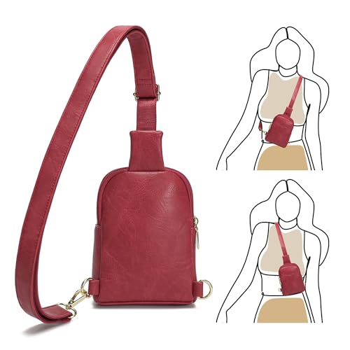 Image of INICAT Lightweight Small Crossbody Sling Bag for Women | Mini Travel Purse,Multi-pocket with Card Slots,Durable Vegan Leather,Everyday Carry