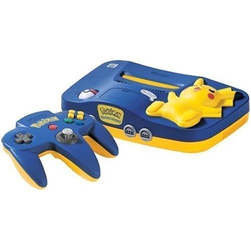 Nintendo 64 System - Video Game Console - Pikachu Version