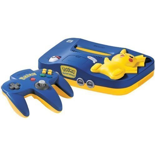 Nintendo 64 System - Video Game Console - Pikachu Version