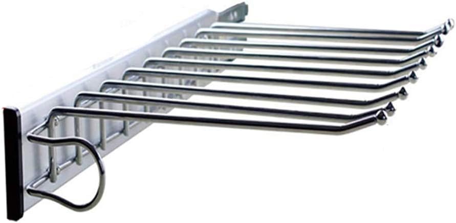 Porte-pantalons coulissant 460mm et cintre télescopique pour l'organisation de dressing