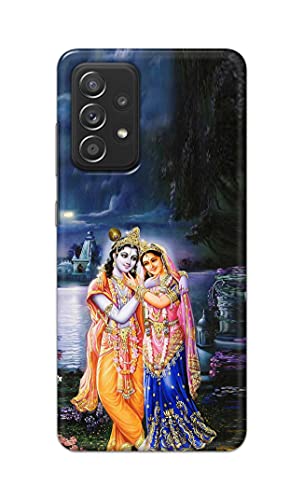 Image of Printed Hard Back Cover Case for Samsung Galaxy A52 | A52 5G | Samsung Galaxy A52s 5G Back Cover (Radha Krishna) -1803