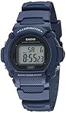 Casio Quartz Fitness Watch with Resin Strap, Blue, 25.5 (Model: W-219H-2AVCF)