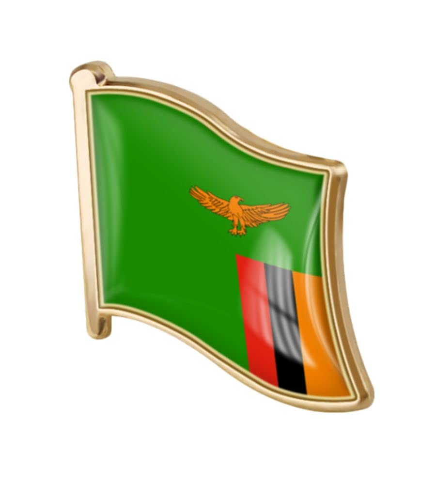 vmcoatdu Country Flag Pin Badge International Travel Brooch Metal Alloy Souvenir Pin for Hat Clothes Backpack