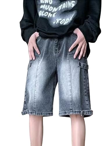 パンツ denim baggy shorts BAGGY FIT DENIM SHORTS - Light blue | ZARA United States