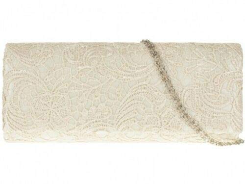 Nuovo Classy Pizzo Raso Pochette Busta del
