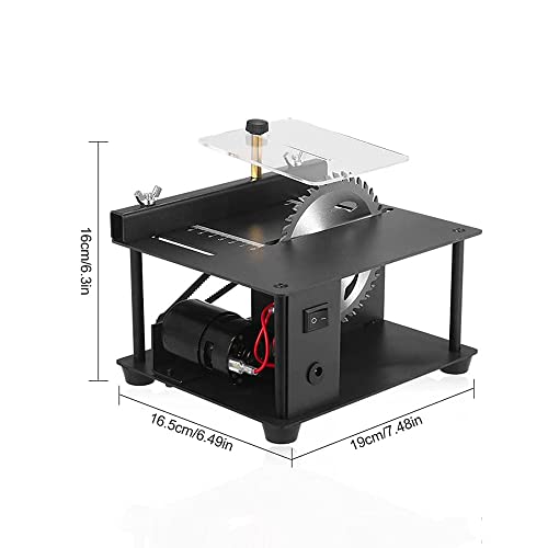 Mini scie à table multifonctionnelle vitesse réglable double rotation 10000 TR/Min