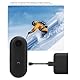 Bewinner 1080P WiFi Katzenkamera Halsband Set | Drahtlose Action Kamera für Outdoor Sport | 120° Weitwinkel Helmkamera mit USB-Kabel für Smartphone (Schwarz)