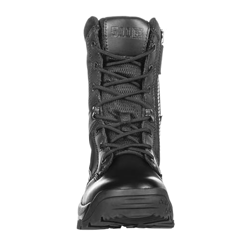 Image of 5.11 Tactical Women's A.T.A.C. 2.0 8 Inch Side Zip Tactical Boot - Durable Duty Boot with Ortholite Comfort, Slip Resistant Outsole, Black, Style 12403ABR