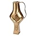 Produktbild GILDE Vase Antigua aus Aluminium - bauchig - goldfarben - Höhe 34cm x Breite 18cm - wasserdichte Blumenvase