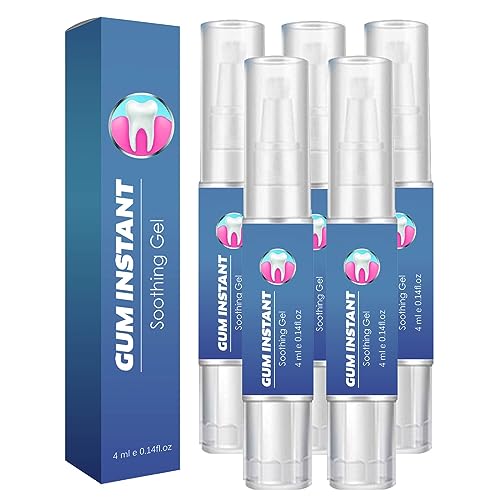 Gel de traitement instantané des gencives, gel, gel de gomme, gel de traitement instantané, gel de thérapie des gencives dentaires (5 pièces)