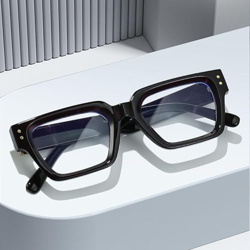 Monture de lunettes rétro à rivets pour ordinateur et lunettes écran