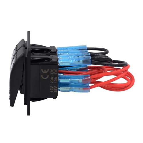 Interrupteurs à bascule de commande auto combiné de marche/arrêt UPKOCH pour électricité camping - 7