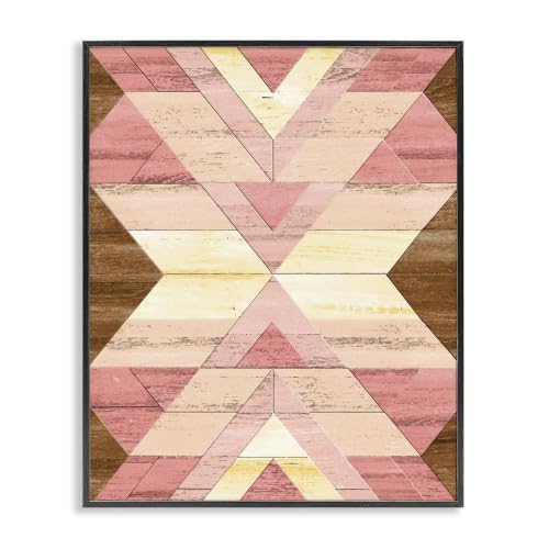 Desert Sunset Geometric Shapes, 24 x 30 Inch Framed Giclée Print