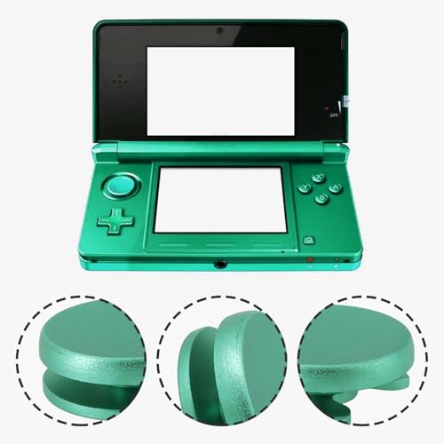 Image of 1pc Joystick Cap Metal Buttons Replacement Thumb Pad Cap Analog Compatible with Nintendo New 3DS 2DS XL LL Green Metal Thumbstick Grip
