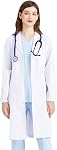 White Lab Coat for Women Men Scientist Doctor Student work Uniform Cosplay DIY Costume Halloween Dental lab Lab Coat