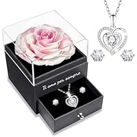 Yamonic Rosa Eterna Regalos Originales para Mujer,Rosa Eterna