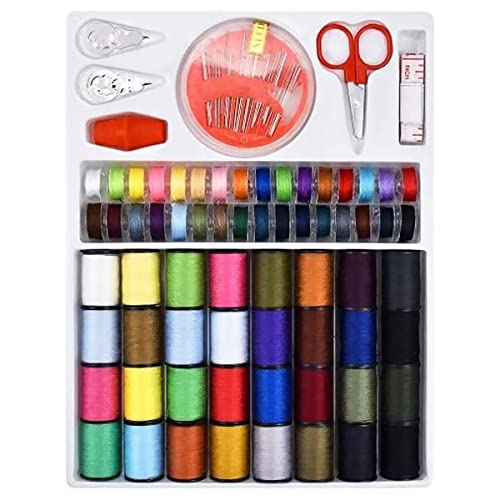 Kit de hilos para costura 64 pcs colores surtidos miniatura 5