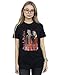 Produktbild Marvel Damen WandaVision Interference Pose Boyfriend Fit T-Shirt Schwarz XXXX-Large
