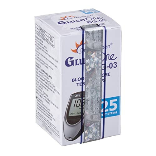 Dr. Morepen BG-03 Blood Glucose Test Strips (Pack of 25)