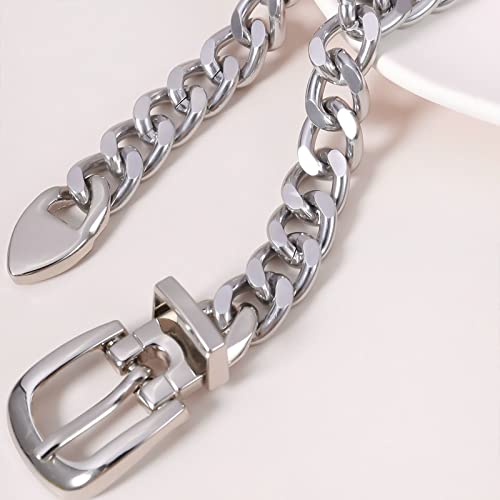 Cadena de eslabones con hebilla KnSam para vestidos de mezclilla y cuerpo 5