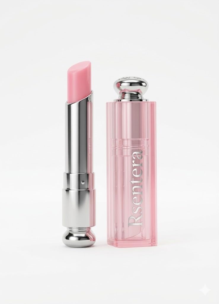 Color Changing Lip Balm, Pink, Long Lasting Tinted Lip Gloss, Moisturising Lipstick-image-15