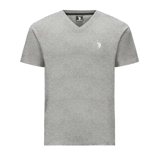 Image of U.S. Polo Assn. Men's Solid V‑Neck T-Shirt