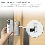 Lorex 2K Wi-Fi Smart Video Doorbell Security Camera, Black – Includes 32 GB Micro SD, No Subscription Fee - Smart Security Lighting, Night Vision, Motion Detection, Battery Powered, IP65 Weatherproof - Image 4