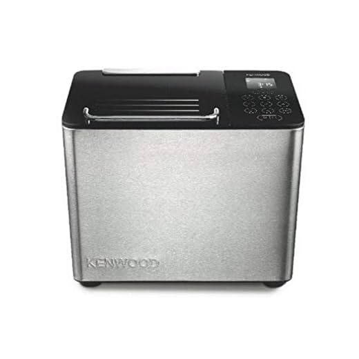 Kenwood Electrodomésticos BM450 Panificadora, 780 W, Acero Inoxidable, Plateado