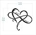 Personalized Infinity Symbol Custom Wood Wedding Sign Couple Names Established Year Heart Sign Wooden Love Heart Shape Wedding Gift Wall Hanging Door Hanger Est. Family Gift for Couples Home Decor