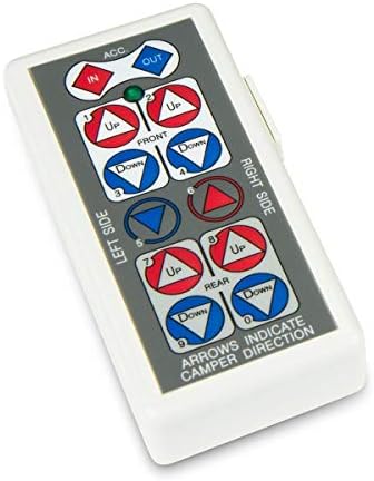 HappiJac Replacement Truck Camper Jack Wireless Remote Controller, Up-Down, Right-Left, in-Out Buttons, Directional Motor Control Pad, Requires 2 AA Batteries - 183070 image 4