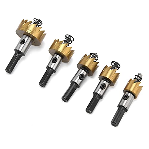 Set de 5 Brocas Abridoras de Orificio HSS para Plástico miniatura 6