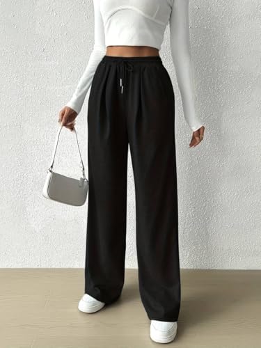 Image of dockstreet Women's /Unisex ONESOPEN Bottom Drawstring Pure Cotton Stretchable Baggy Jogger Pants || for Similar Baggy Look Order a Size or Two Large Than Your Usual Size