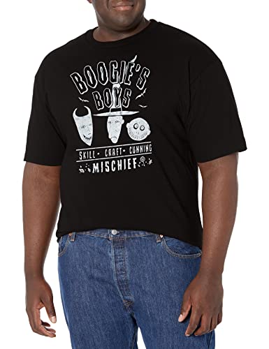 T-Shirt Disney Boogies Garçon Noir XL : La Solution Coupe Longue Homme Fort
