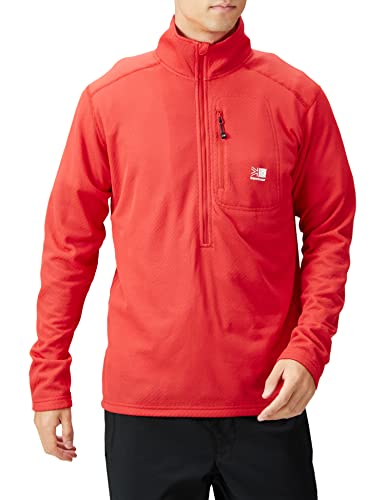 [カリマー] トレッキングミッドレイヤー thermal half-zip Scarlet Red L