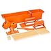 Produktbild ToolSpace Universal Malerset 9 Teilig - Komplettes Streichset mit 3 x Saugfähigen Schwämmen und Griffen - 1 x Farbwanne mit Walze - für Acrylfarben Ölfarben Wasserbasierte Farben - Orange Lackierwanne