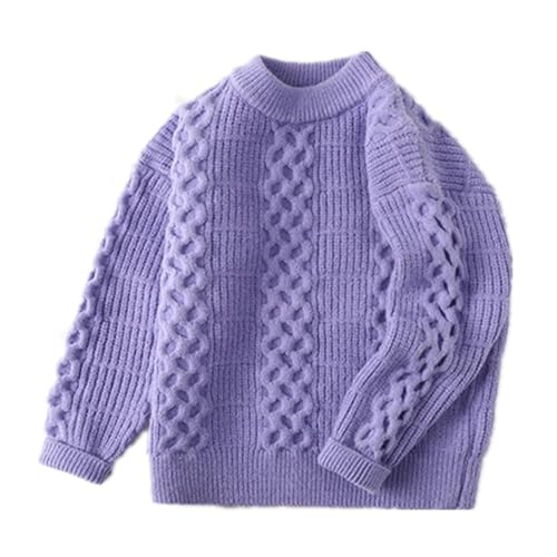 He&Yingmin Boys' Pullover Sweater Girls‘ Long Sleeve Crew Neck Warm Sweaters