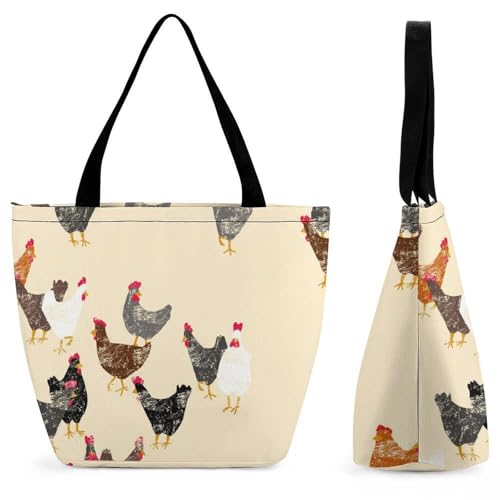 Sac à main poulet femme sac de shopping grand volume 32cm