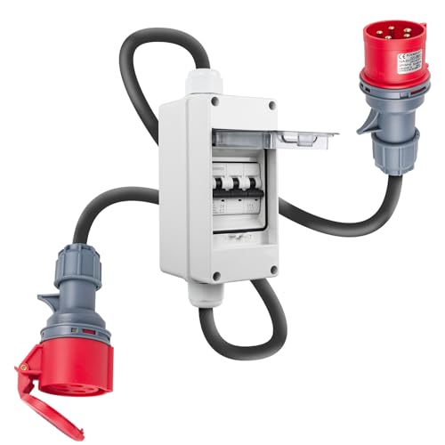 KNMIPJD CEE Adapter 32A auf 16A Leitungsschutz