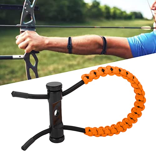 PLYE Bow Wrist Sling, Archery Bow Wrist Sling Nylon Convenient for Training(orange) - Image 2