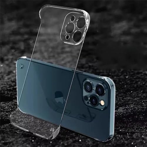 Coque fine et mate sans cadre pour iPhone 15 Pro Max