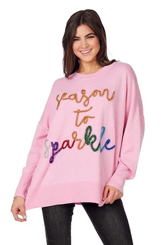 Mud Pie Women Sparkle Sweater2