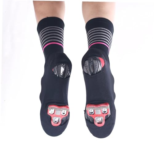 Cubiertas para Zapatillas de Ciclismo Negro Elásticas Unisex miniatura 4