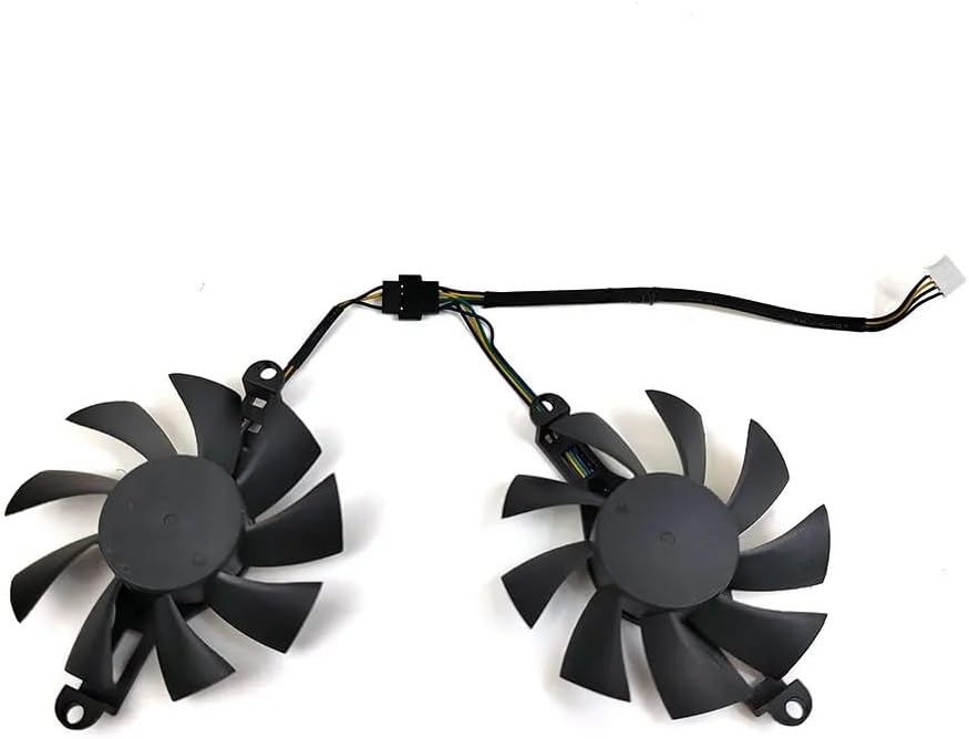 Compatible with GTX1660 Super 6GB Gaming Graphics Card Fan Compatible with GTX 1660S Graphics Card Desktop GPU Cooling Fan