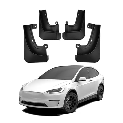 Guardabarros para coche con ajuste a medida para Tesla Modelo X 2023 resistente 4