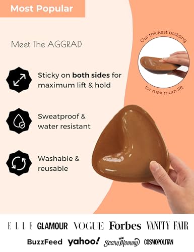 Image of Double-Sided Sticky Bra Pads Inserts Ultra Instant Volume Push up Stick on Bra for Women Swimsuit Bikini Dresses